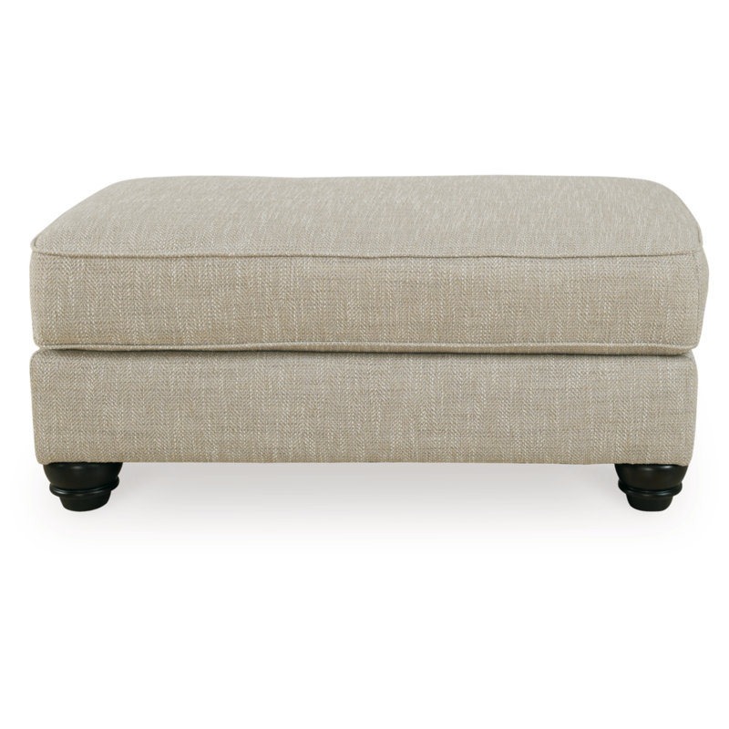 Dunham Upholstered Accent Chair with Ottoman