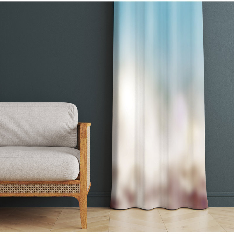 Semi Sheer Curtain Panel Pair, 20" W x 52" L