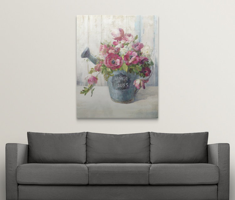 «Garden Blooms II», reproduction d'art Danhui Nai, H 10 po x l 8 po x P 1,5 po, Toile