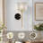 1-Light Frosted Glass Wall Sconce-1454039337
