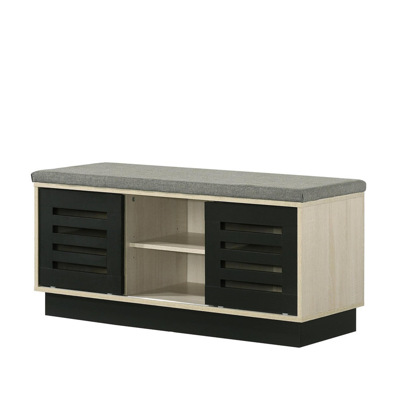 Armoire à chaussures avec portes coulissantes en chêne l 38,5 po Brett