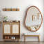 Atharva Solid Wood Novelty Wall Mirror-1262109025