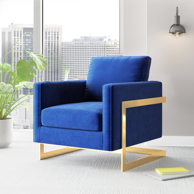 Posse Upholstered Fabric Accent Chair