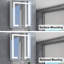 20 in. W x 32 in. H Aluminum Recessed/Surface Mount Medicine Cabinet with Mirror-1803512672