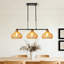 3 - Light Natural Kitchen Island Pendant