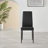 Edward Statement Pedestal Dining Table Set with 4 Luxury Faux Leather Upholstered Dining Chairs-941831190-941831197