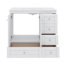 Meuble-lavabo 36 po avec lavabo en céramique et armoire de rangement à tiroir-307644774