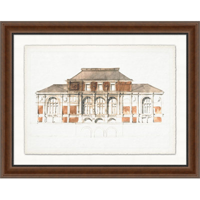 Architectural Rendering 1 Print by Lillian August