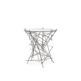 Blow Up Glass End Table