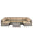All-Weather Wicker 6-Person Seating Set With Premium Cushions – Pre-Assembled