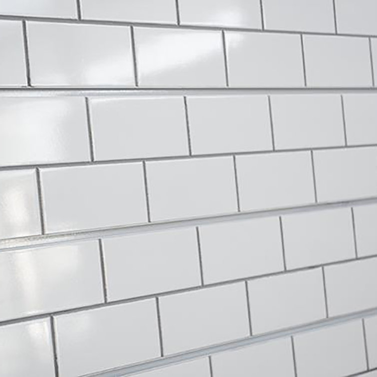 Subway Tile Textured Slatwall 24" x 48"