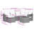 Vidaxl Garden Sofa Set Grey