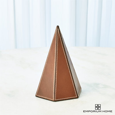 Emporium Home Emporium Home Leather Hexagonal Cone Saddle
