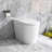 CZUBTO07-W Kiddie Furniture 1.28 Gallons GPF Elongated Floor Mounted Back To Wall Toilets (Seat Included)