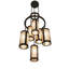 Luminaire suspendu cylindrique 6 lumières