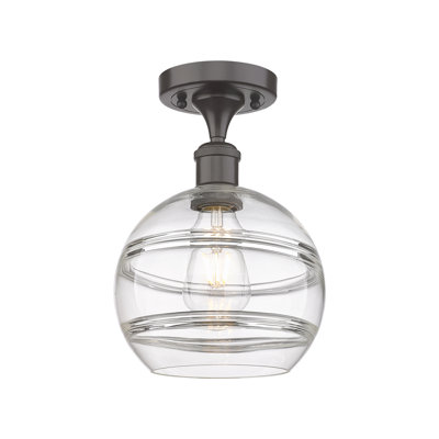 Plafonnier semi-encastré 1 lumière Ballston - Adrieanna