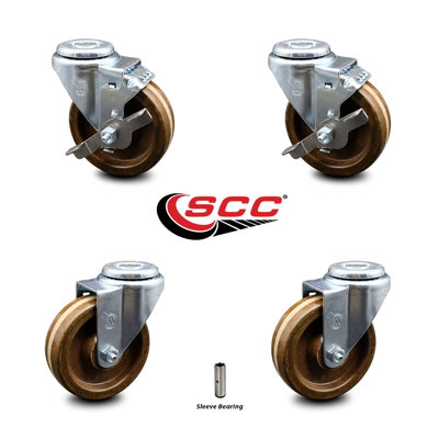 4-Piece Phenolic Caster Set