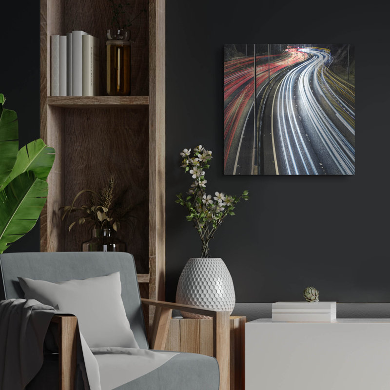 «Lines And Curves» par SD Smart, H 24 po x l 24 po