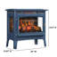 Chaufferette de foyer électrique autoportante avec effet de flamme 3D duraflame pour 1000 pieds carrés Pi. Pièce, bleu marine-1051359784