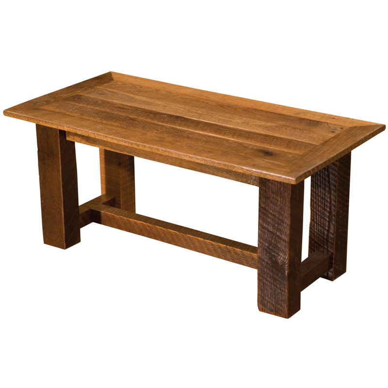Table basse Fireside Lodge Barnwood - 40 po x 20 po - Standard, H 18 po x L 40 po x l 20 po
