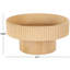 Bol décoratif à nervures en bois avec base surélevée Hallward Cole-1010142999