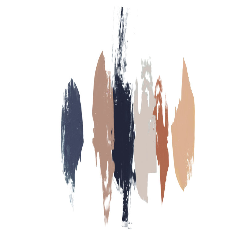 Brushed II by Jennifer Goldberger - Wrapped Canvas Painting, 122cm H x 122cm W