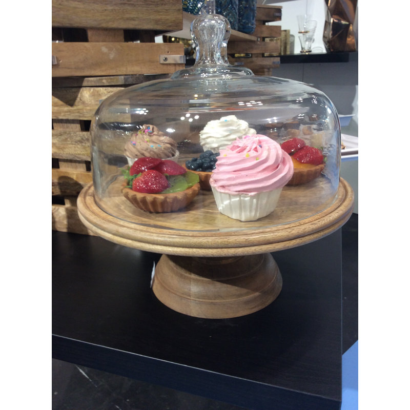 Nico Wood Cake Stand