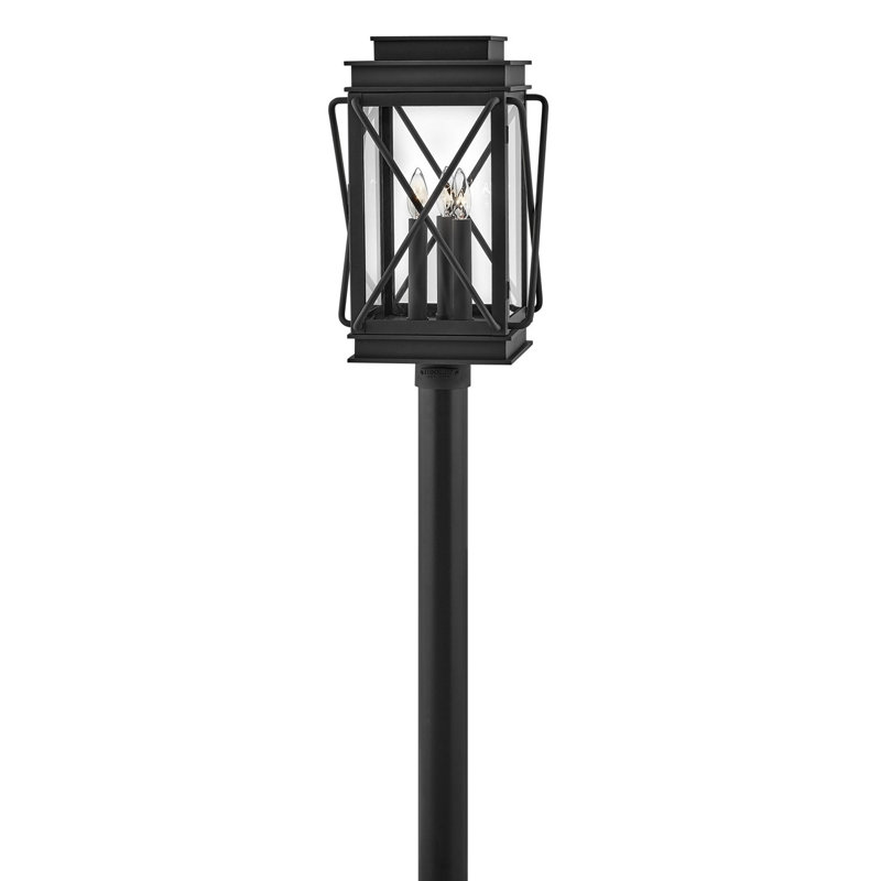 Montecito Black 20.5" H Hardwired Lamp Post (Full)