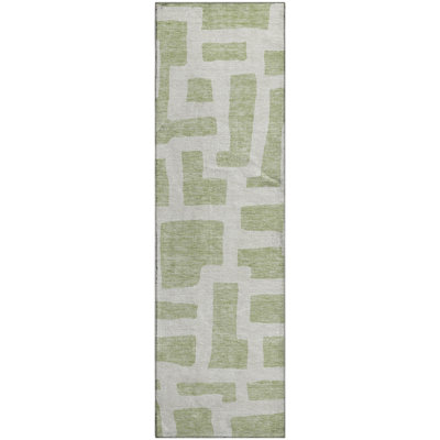 Premium Machine Washable Prisco Aloe Rug