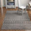 Tapis à motif géométrique marocain gris foncé Amanuel-1552714265