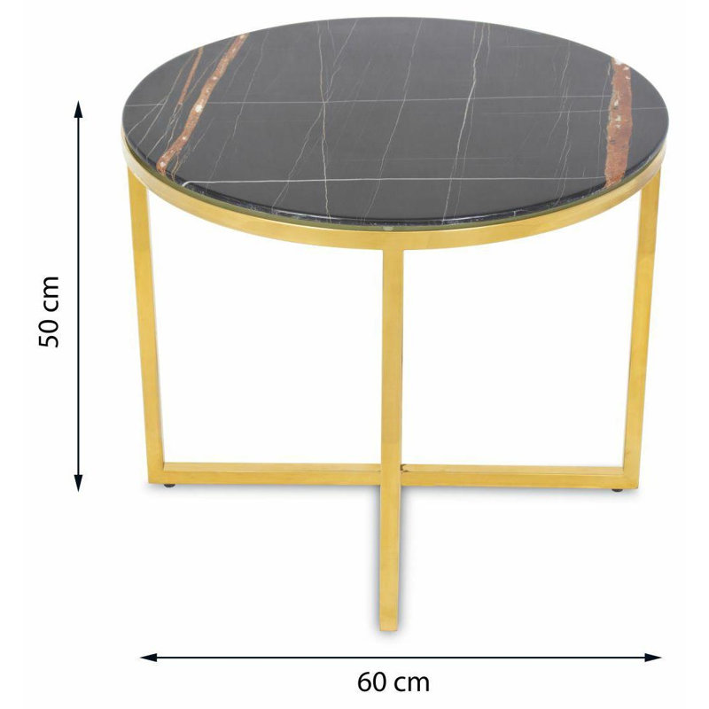 Ewers Cross Legs Coffee Table, 50cm H x 60cm W x 60cm D