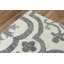 Ivoire Touffeté à la main géométrique/Tapis décoratif gris-1689212996