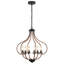Lustre style campagnard 6 lumières-1166317247