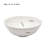 16"L White Ceramic Circular Drop-in Vessel Bathroom Sink