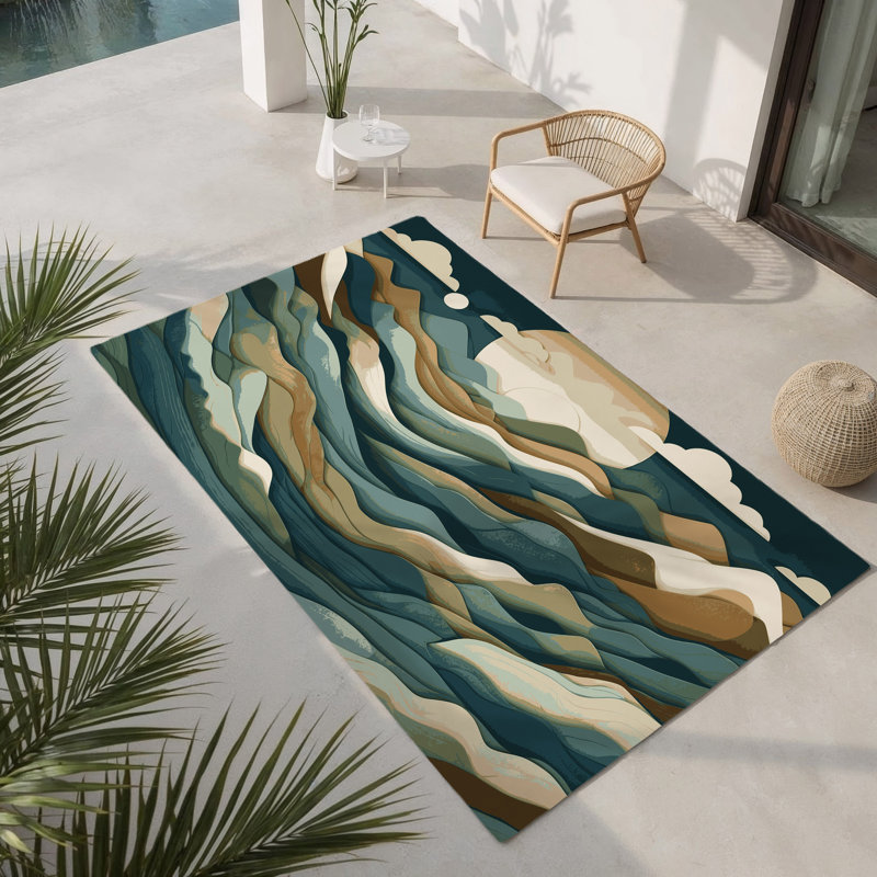Horizon Tapestry Indoor And Outdoor Area Rug, Rectangle 9' x 12'