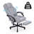 Adjustable Footrest and Lumbar Support Ergonomic Executive Office Chair-1281715946