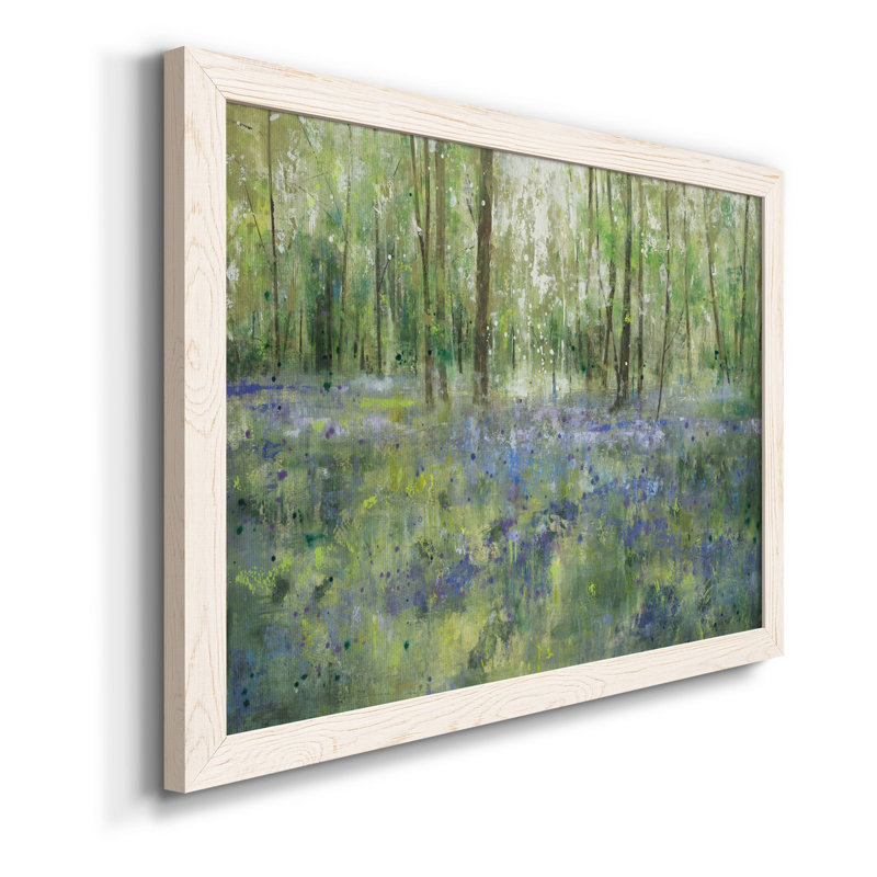 Lavender Hill - Reproduction d'art sur toile encadrée, H 20 po x l 17 po x P 1,5 po, Cadre blanc