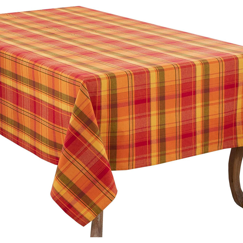 Keithley Cotton Tablecloth, 120" L x 65" W