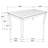 Rectangular Plank Top Dining Table