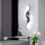 2-Light S-Shaped LED Flush Mounted Sconce