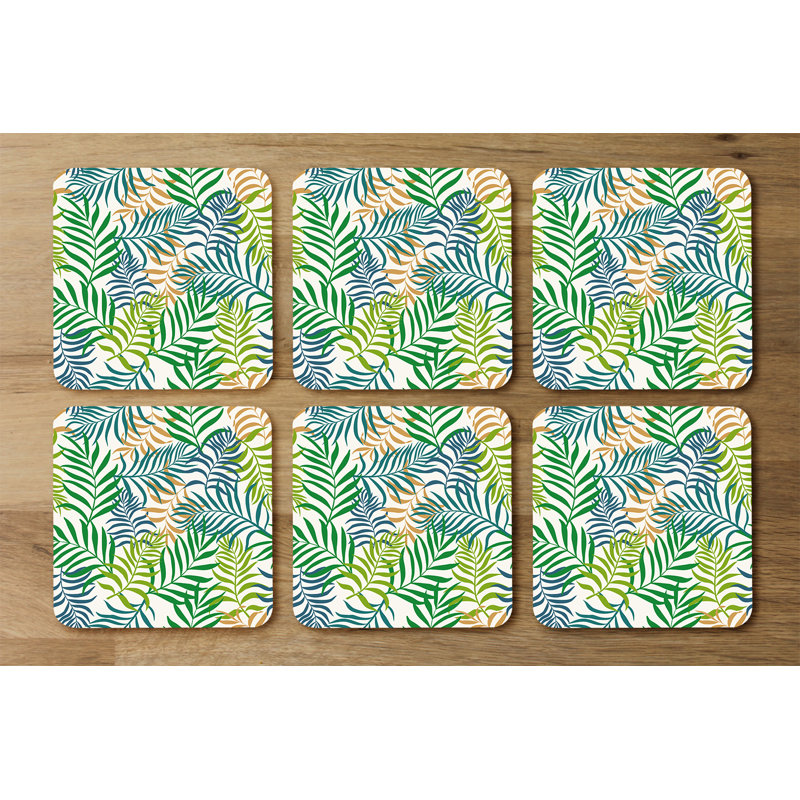 Duccio Square 6 Piece Coaster Set