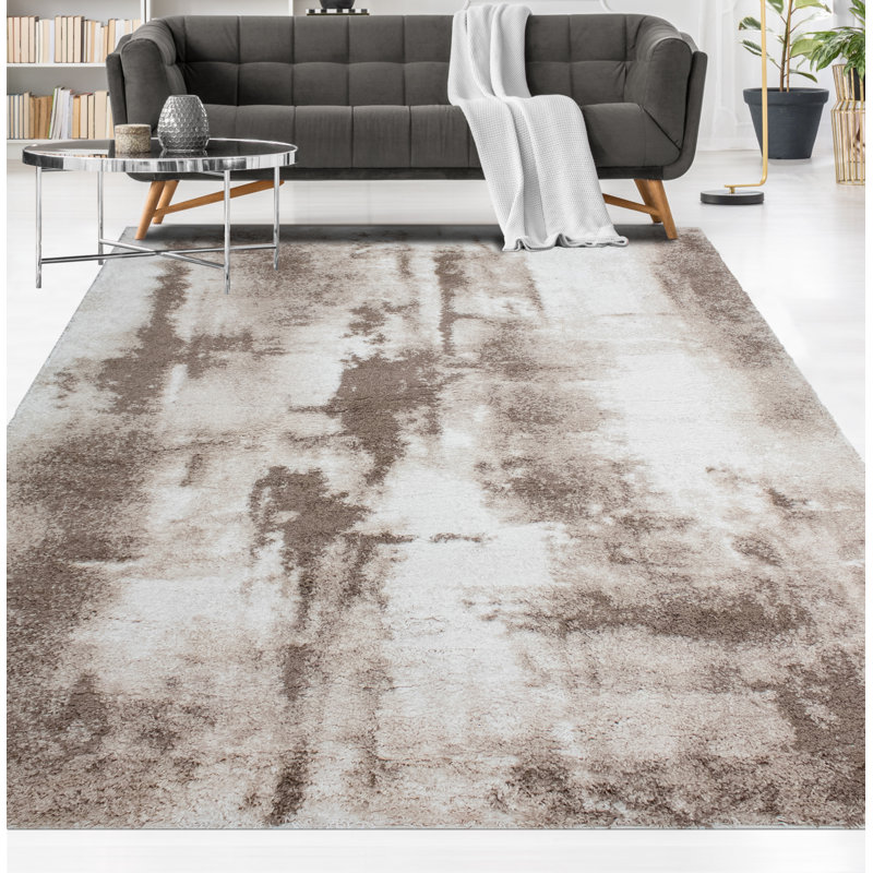 Alban Performance Abstract Indoor Rug, Rectangle 6'6" x 9'6"
