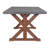 Fleur 7 - Person Wood Patio Dining Set with Rectangular Table