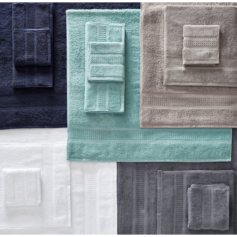 Nautica 6 Piece 100% Cotton Towel Set, Navy
