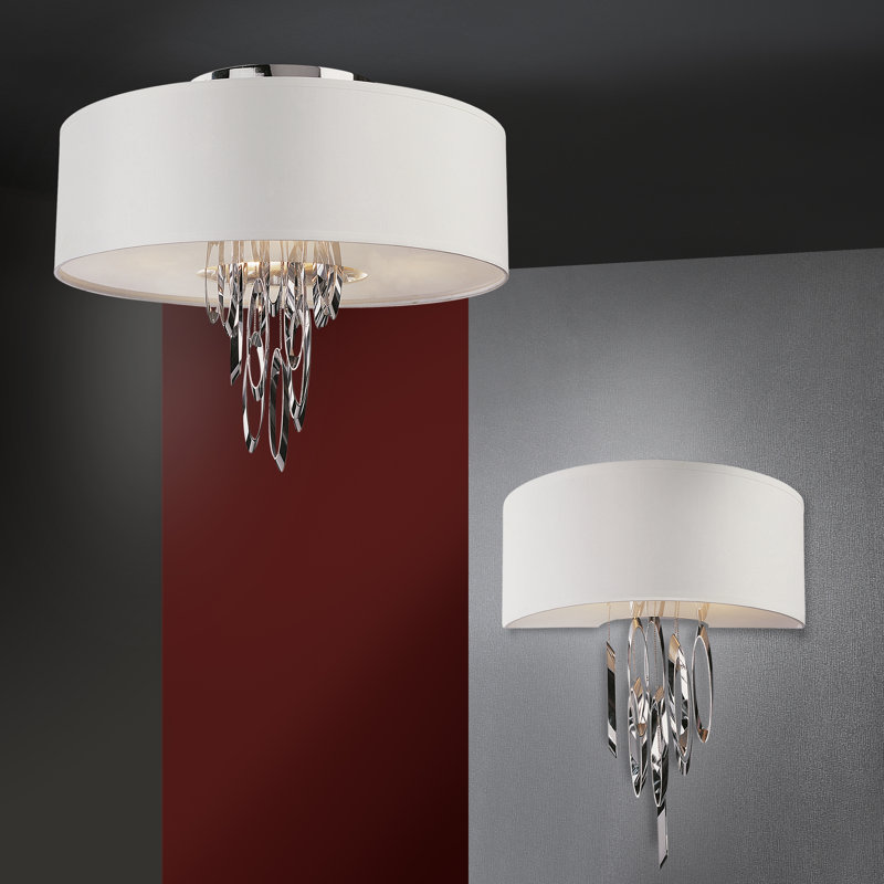 Bocanegra 4 - Light Drum Pendant, White