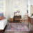 Machine Washable Southwestern Navy/Muted Red/Beige Area Rug-704982292