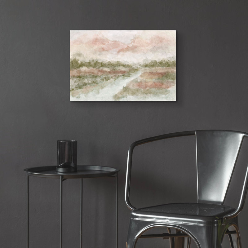  «Peaceful Waters» par Ashley Bradley, art mural en verre acrylique, 24 po x 16 po, H 16 po x l 24 po x P 0,2 po