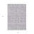 3' X 5' Silver Medallion Washable Indoor Outdoor Area Rug