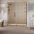 Belmore 72" x 72" Hinged Frameless Shower Door-100965371-100965372