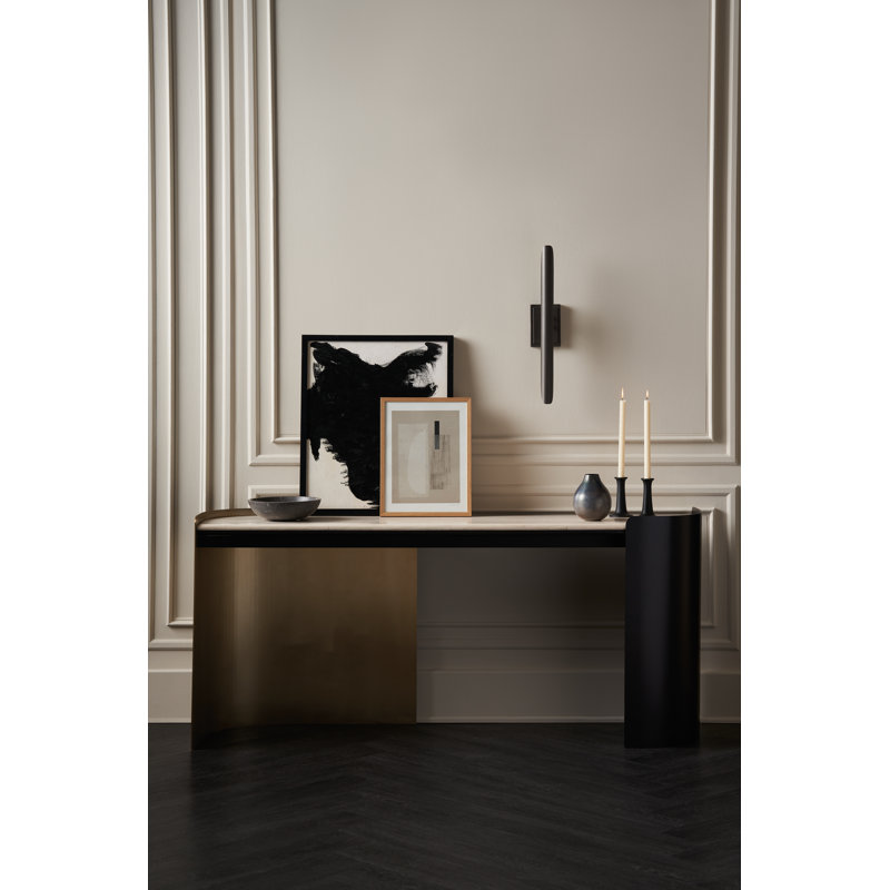 Movement 68'' W Stone Console Table
